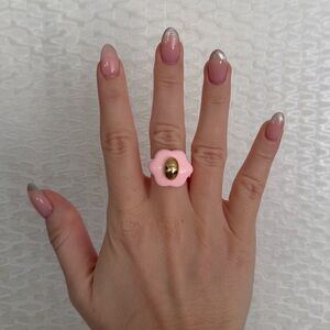La Manso “Lizzie Maguire” Plastic Flower Ring